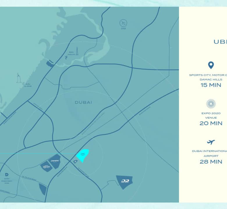 Damac Island location