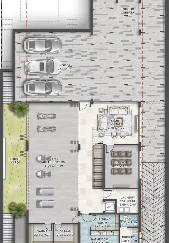 Planta Sótano LV75E