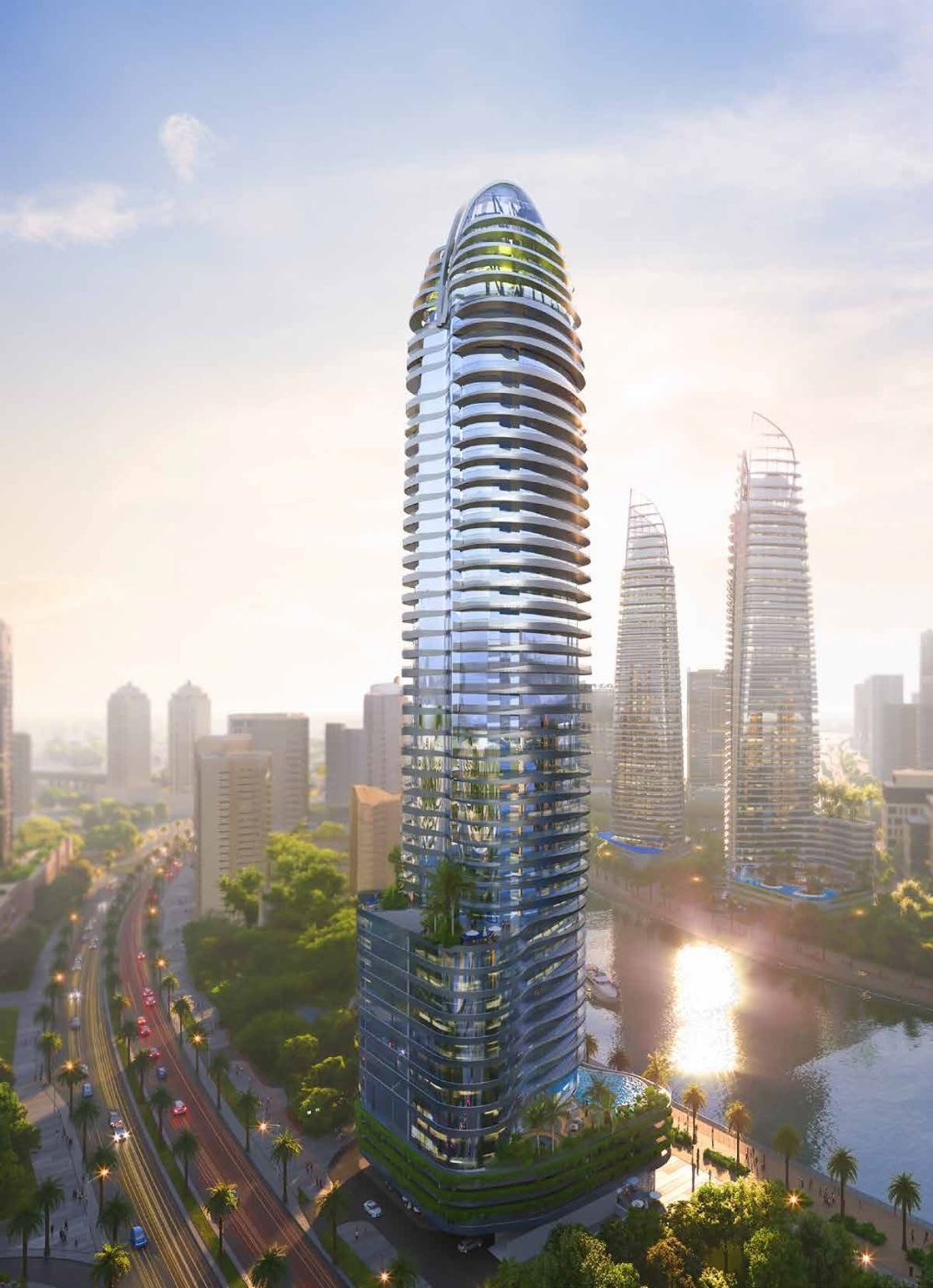 Torre Altitude en Business Bay junto al canal de Dubái