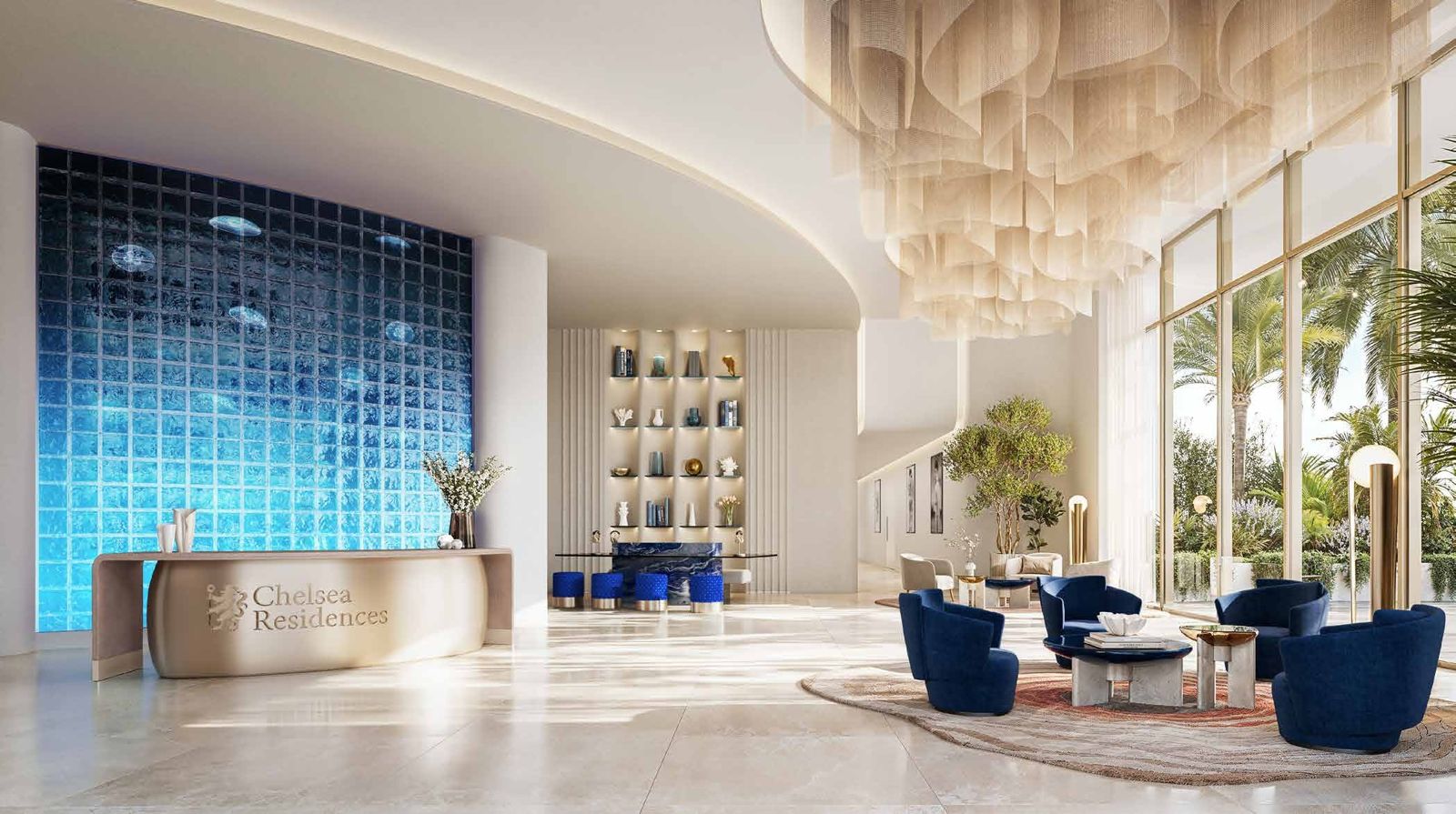 Chelsea Residences by DAMAC, Dubai Maritime City: lobby de entrada