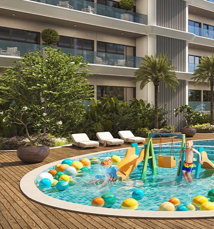 Piscina infantil de Damac Elo