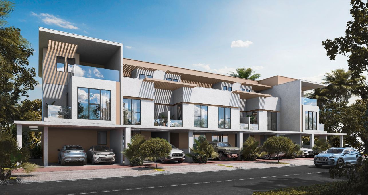 DAMAC Islands 2, Dubailand: fachada de los adosados