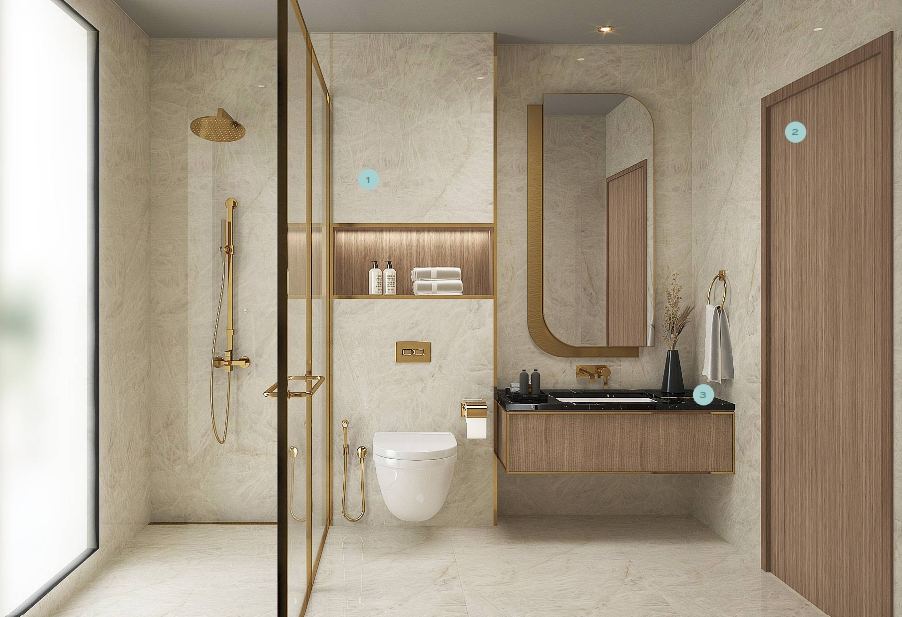 DAMAC Islands 2, Dubailand: baño