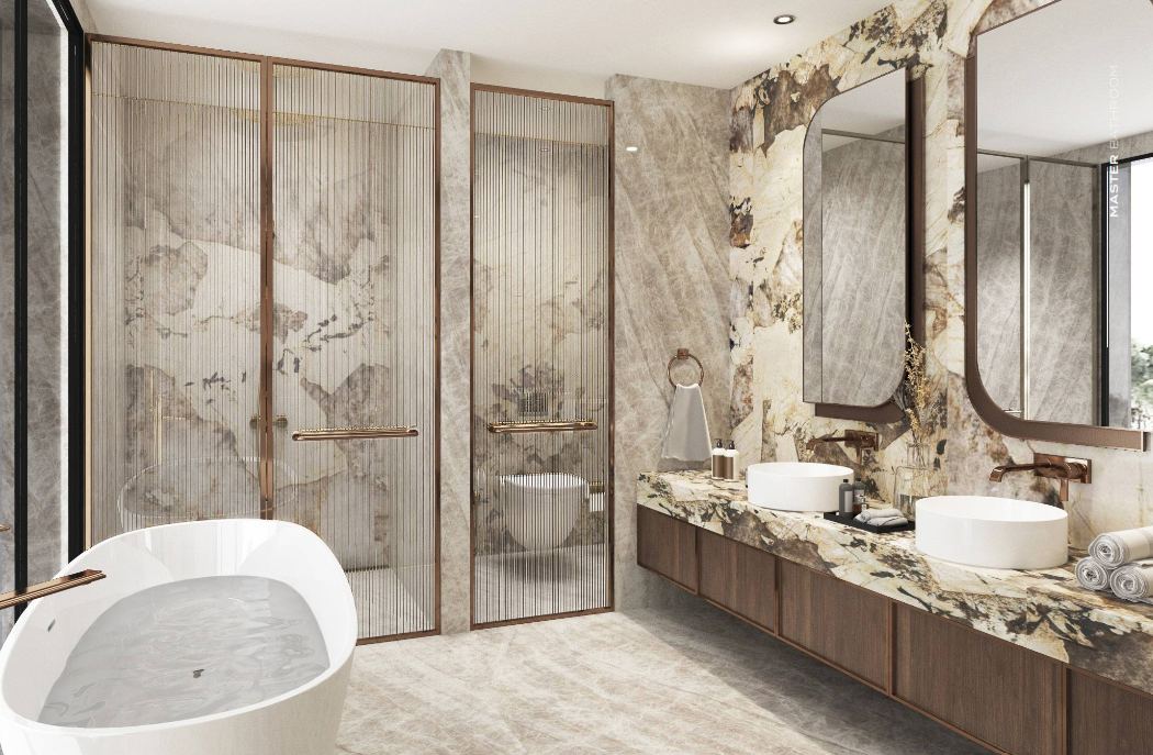 DAMAC Islands 2, Dubailand: baño principal de una villa