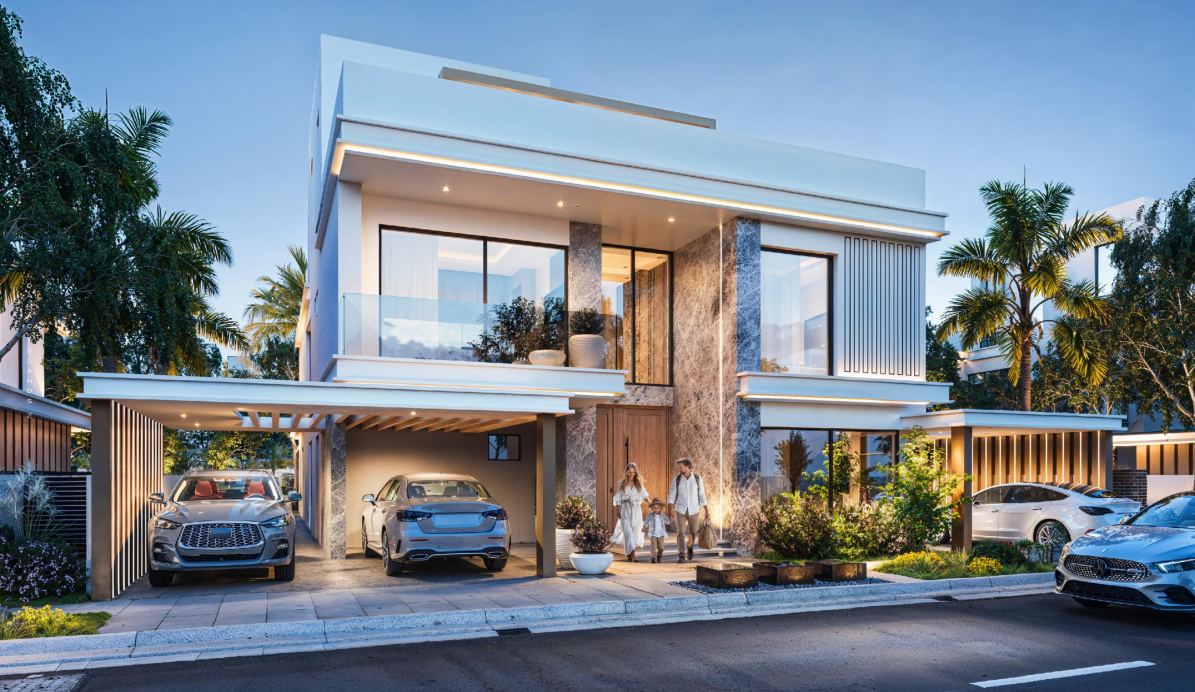 DAMAC Islands 2, Dubailand: fachada de una villa independiente