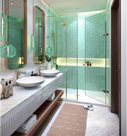 Damac Lagoon Views, Dubái: baño